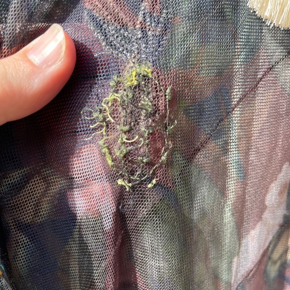 JOHNNY WAS BIYA NWT $335 Nyah Embroidered Mesh Maxi Tank Dress - Picture 3 of 8